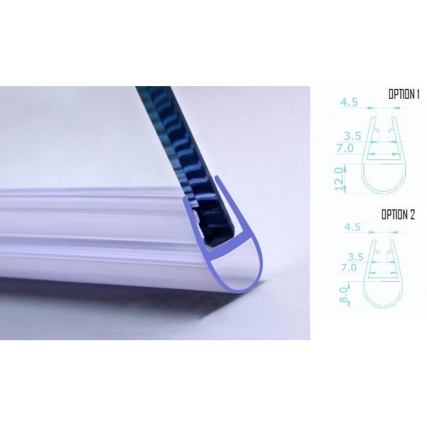 Shower/Bath Screen Door Bubble Seal